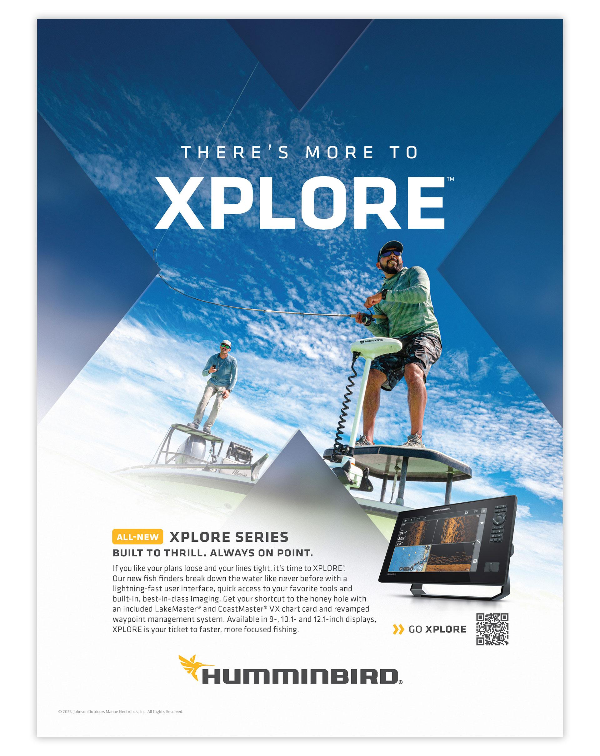 Humminbird XPLORE SWSE Print Ad