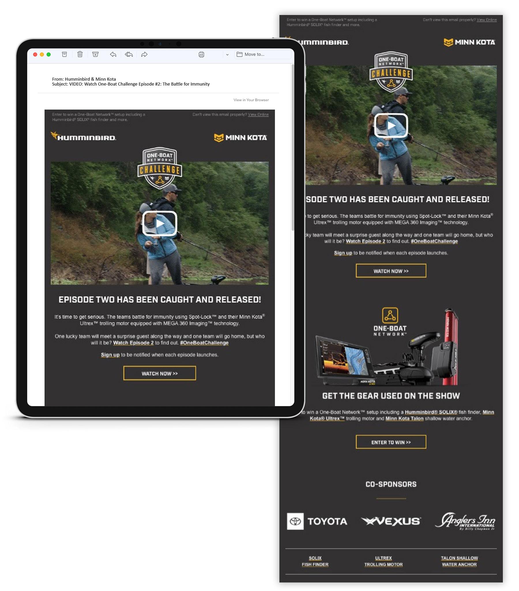 One-Boat Challenge Email Mockup