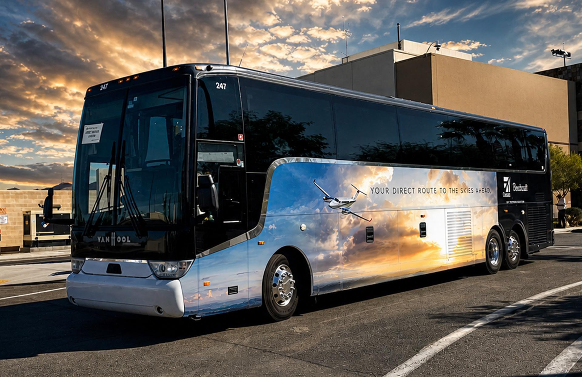 Textron Aviation NBAA Show Bus