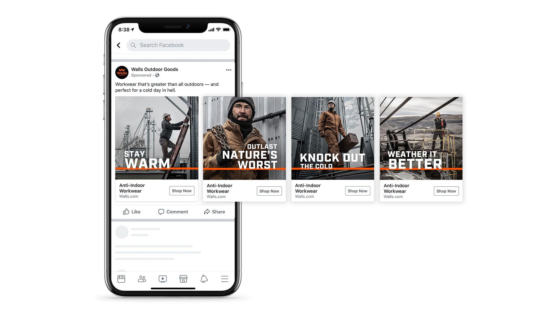 Walls Anti-Indoor Campaign Social Ad